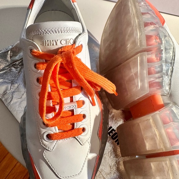 JIMMY CHOO YK Diamond Edition Patent Sneaker - Picture 5 of 5